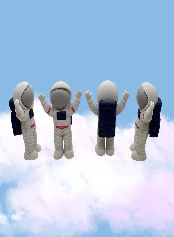 Dicanence 18pcs Cute Outer Space Themed Erasers Fun 3D Spaceman Desk Pet Pencil Erasers for Prize Gifts Party Favors Goodie Bag Fillers (Fun) - Image 2
